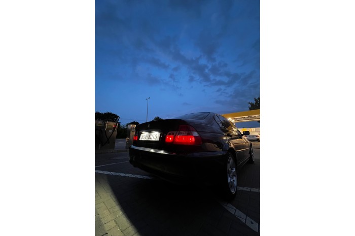 BMW E46 LED rendszámtábla világítás foglalattal